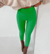 Pantaloni de damă cu talie înaltă YY3888 verde