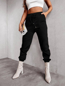  Pantaloni sport de damă 99252 negru