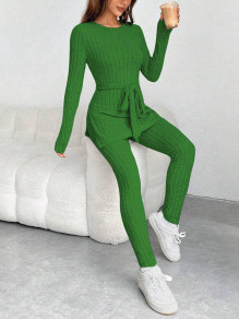 Compleu tunică și pantaloni de damă AR3285 verde