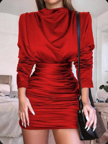 Rochie spectaculoasă de damă H4263 roșu