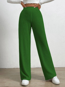 Pantaloni largi de damă AR3306 verde