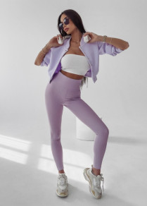 Pantaloni de damă YY3219 violet