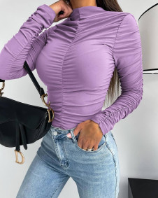 Bluză de damă K9596 violet deschis