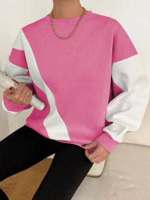 Bluză largi de damă KX002 roz