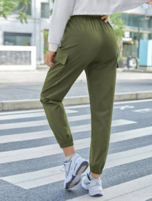 Pantaloni sport de damă PB6048 verde