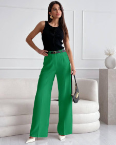 Pantaloni de damă A1617 verde