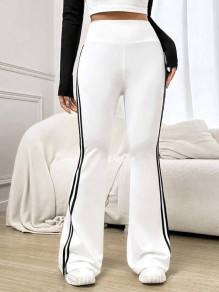 Pantaloni sport de damă 712709 alb